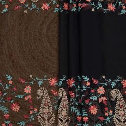 Soch Black Net Embroidered Dupatta image 3