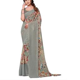 PARVOTSAV Women Grey Sarees-image-64