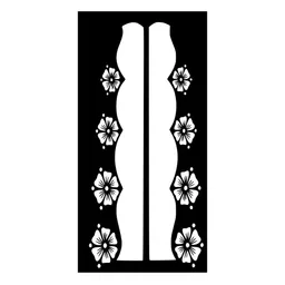 ORDERSHOCK Leg Mehndi Stencil Stickers-picture-22