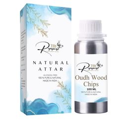 THE RUPAWAT Perfumery House Oudh Wood Chips Natural Alcohol Free Attar - 100 ml-image-24