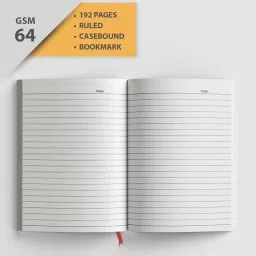 Sundaram Note Book Single Line Case Bound 384 Pages A4 64 GSM, 356 image 2