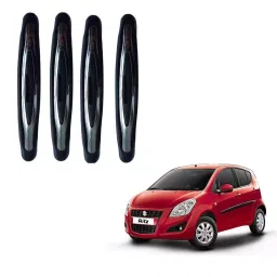 SPREADX Plastic Car Compact Black Colour Elegant Door Guard Protection Universal Type Suitable for Maruti Suzuki Ritz (Set of 4 Pcs)-39