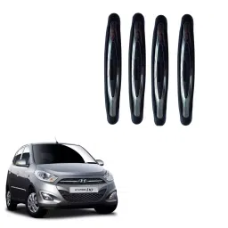 SPREADX Plastic Car Compact Black Colour Elegant Door Guard Protection Universal Type Suitable for i10 (Set of 4 Pcs)-23