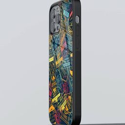 macmerise Abstract Printed iPhone 12 Pro Max Back Case Mobile Accessories-7