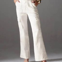 Miss Chase White Solid Jeans-picture-5