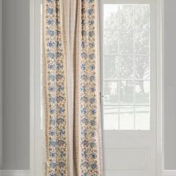 Fabindia Wabi Sabi Blue Cotton Printed Curtain (9 ft)-image-29