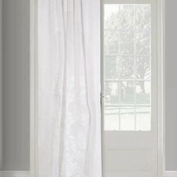 Fabindia Asta White Cotton Embroidery Curtain (9 ft)-image-62