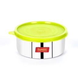 Sumeet Silver Stainless Steel 1 Containers with Lid-16