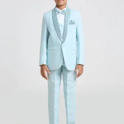 Kids Island Boys Green Cotton Suit Set-image-39