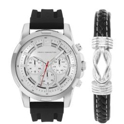 French Connection FCW02SM-S Analog Watch for Men with Bracelet-2