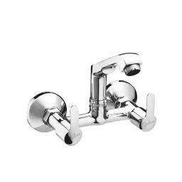 Jabra Sink Mixer Tap (H) Aqua Series Brass Chrome Finish Wall Mount Silver-image-75