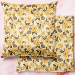 ArtzFolio Multicoloured Set of 2 Square Cushion Covers-86