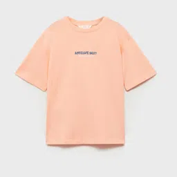 Mango Kids Boys Pure Cotton Typography Printed T-shirt-picture-10
