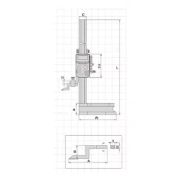 KENCY Digital Height Gauge Standard 1500 mm Range  Least Count 0.01 mm Range, HD1500 image 2