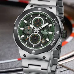Naviforce Men Dial & Stainless Steel Straps Analogue Chronograph Watch NF8072 S GN S-image-87