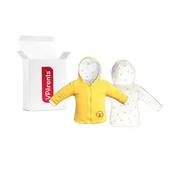 VParents Unisex Kids Hooded Double Side Usable Jacket-image-1