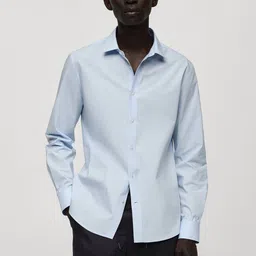 MANGO MAN Pure Cotton Casual Shirt-image-60