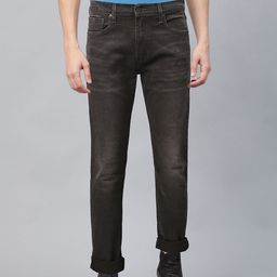 Levis Men Black Tapered Fit Mid-Rise Clean Look Stretchable Jeans 512-image-17