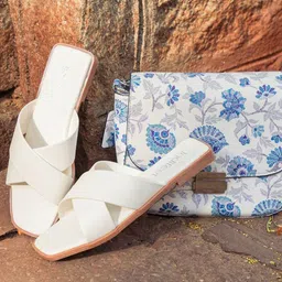 Indifeet Women Open Toe Flats-image-7