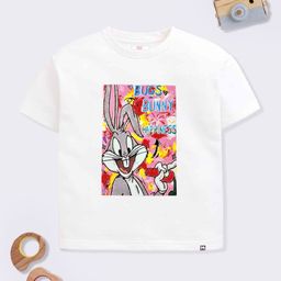 YK X Minute Mirth Girls Bugs Bunny Printed T-shirt-picture-29