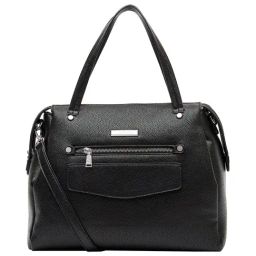 Giordano Capsule Black Solid Large Handbag-image-22
