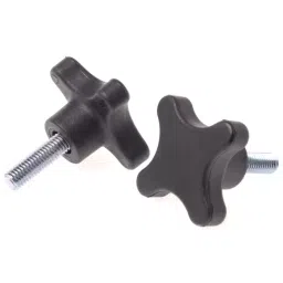RS PRO Black 4-Arm Clamping Knob M8 Threaded Stud, 7027709-image-34