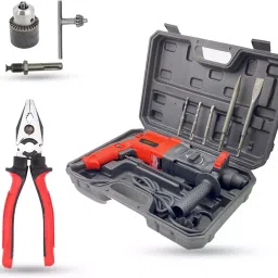 Walkers 1200 W Hammer Impact Drill Kit 26 mm Chuck Size with 5 Bits, WKCB390M1-picture-16
