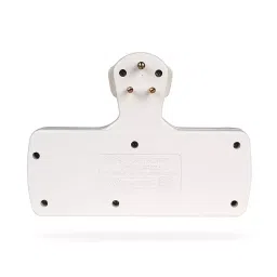 Elegant 6 Amp 2 Socket, 3 Switch & 2 USB ABS White Universal Plug with Indicator image 3