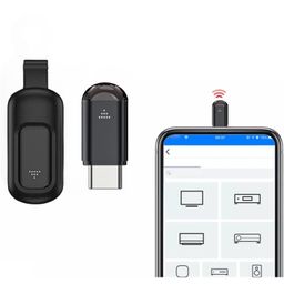 dellzo Mini Smartphone IR Remote Controller Adapter Type C 5th Gen (2023) for Android Mobile Mini Infrared Universal Control All in One Air Conditioner/TV/DVD/STB(Not for i-Phone 15) (Type-C) image 1