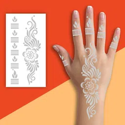 ORDERSHOCK Leaf Veins & Floral Waterproof Temporary Tattoo Sticker-picture-12