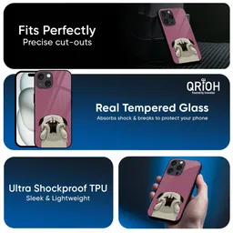 QRIOH Quirky Printed Apple iPhone 16e Back Case Mobile Accessories image 5