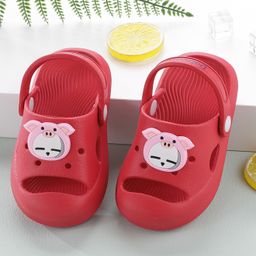 Babyoye Casual Clogs - Red-image-1