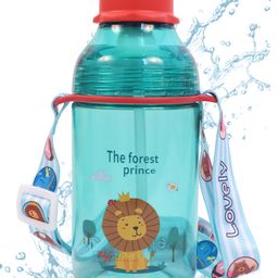 Toyshine No Lift Tritan Water Bottle with Straw Green - 400 ml-picture-17
