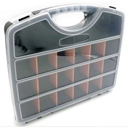 Cozy Vibes New Design Portable Screw Tool Box Tool Case with Compartments - Pack of 1 - Color May Vary-69
