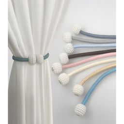 COZY VIBES Magnetic Curtain Holder Buckle Cilp Window Curtain Decorative Curtain Tieback Magnet Holdback Curtains Holder - SET OF 2 - COLOR MAY VARY-picture-18