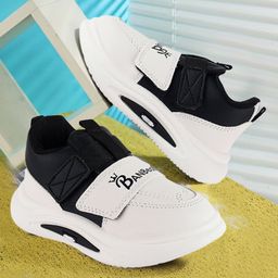 PASSION PETALS Colour Blocked Slip On Shoes - Black & White-image-44