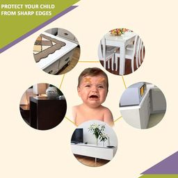 Safe-O-Kid Baby Proofing Edge Guards - White image 3