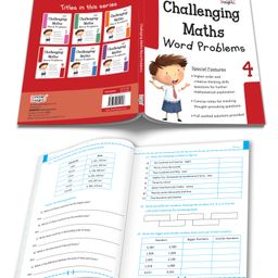 scholars insights Grade 4 Combo Maths Practice Workbooks Set of 4: Gear Up maths, Maths Olympiad, Challenging Maths Word Problem, Mental Maths Ages 9  10 Years  English image 5
