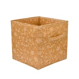 Kuber Industries Set Of 4 Beige Metallic Printed Large Foldable Storage Box With Handles image 3