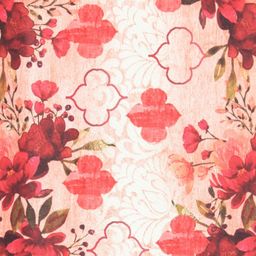 ROMEE Red & Beige Printed Table Runner image 4