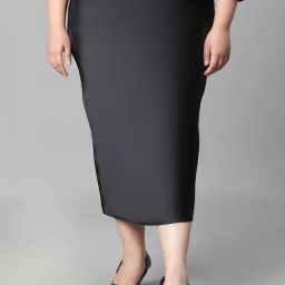 Oxolloxo Black Midi Skirt-image-50
