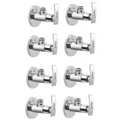 CLINTON Ocean Brass Angle Valve with Wall Flange for Bathroom (Pack of 8)-image-88