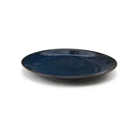 Fabindia Maahi Blue Ceramic Dinnerware-Dinner Plates-picture-14