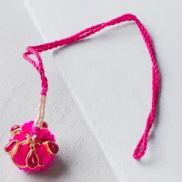 Fabindia Pink Metal Lumba-image-44