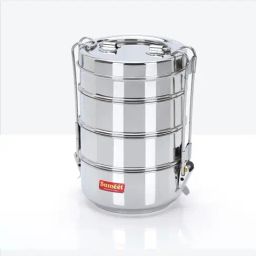 Sumeet Silver Stainless Steel 1 Unit Tiffin Box-18