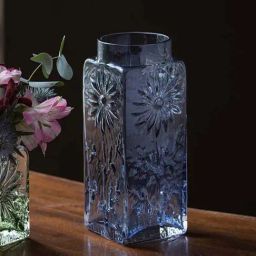 Dartington 'Marguerite' Blue Glass 7 cm Flower Vase - Set of 1-image-46