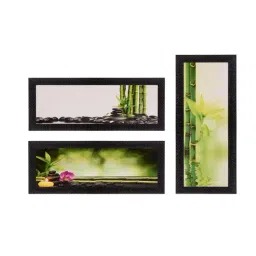 eCraftIndia Set of 3 Satin Matt Textured Art Painting-27