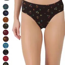 Dollar Missy Multicolor Printed Panty (Pack of 12)-image-49