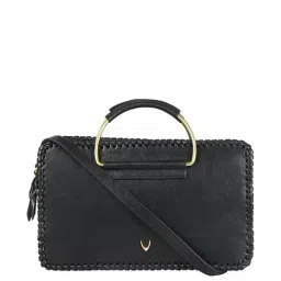 Hidesign Black Solid Medium Sling Handbag-38