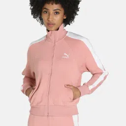 Puma Peach Regular Fit Jacket-image-21